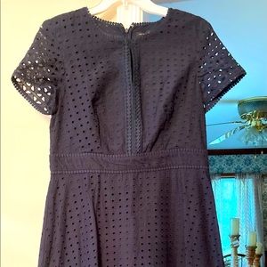Ann Taylor navy short sleeve dress size 6
